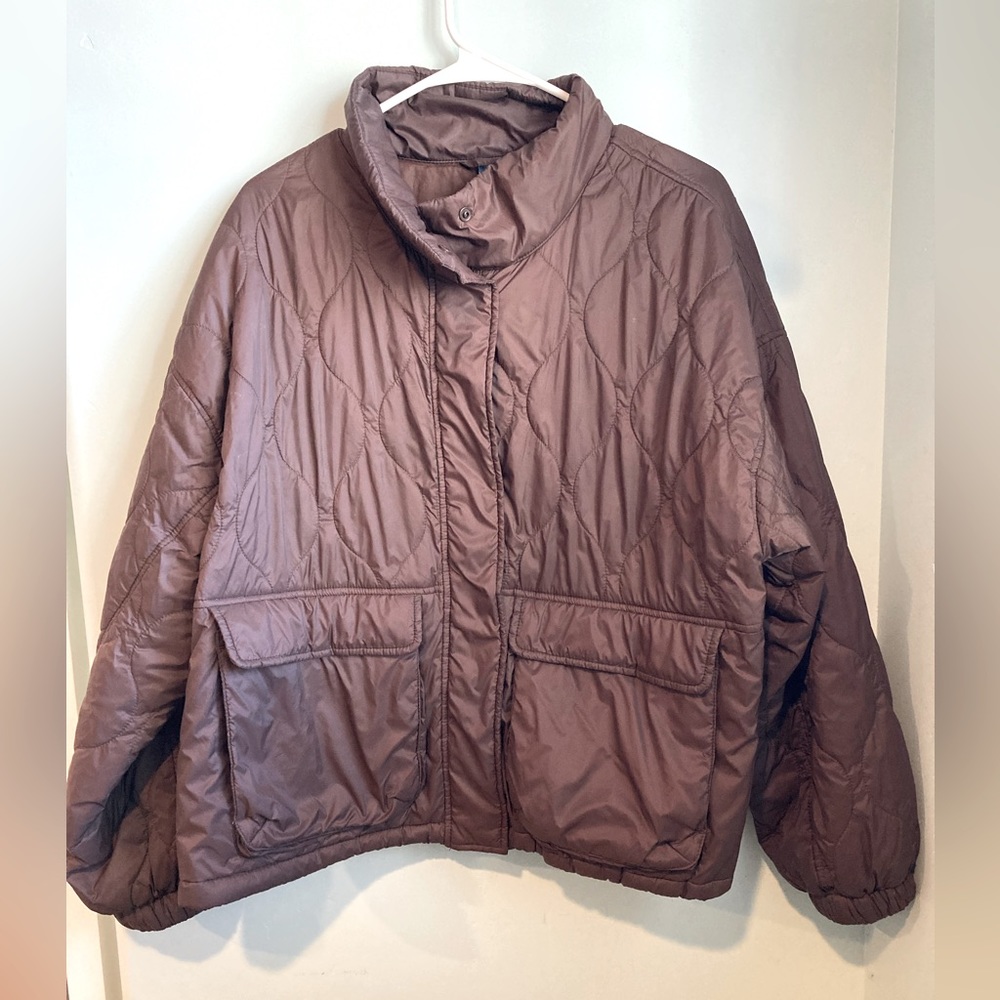 Size large, Old Navy, packable jacket